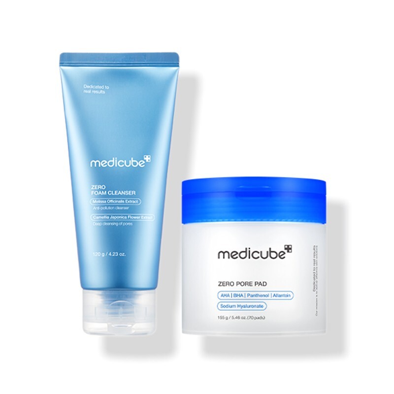 MEDICUBE Zero Pore Pad 2.0 + Foam Cleanser SET Sebum Control Pore