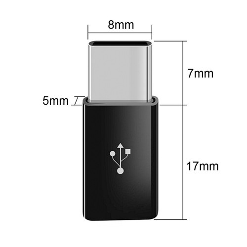 5pcs V8 To Type-c Micro Adapter Plug Adaptor Cell Phone Accessorie Connector - Picture 9 of 9