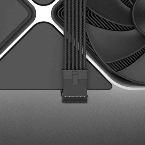 Adapter ATX3.0 Zrób to sam 180 stopni Wygodny czarny do RTX 4090 4080 4070 Ti 3090 Ti - Zdjęcie 8 z 16