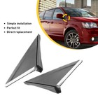 New ListingDoor Mirror Flags Molding For 2008-2016 Chrysler Town Country Mini Van Pair Set
