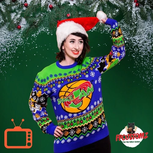 Space Jam Christmas Jumper Christmas Ugly Sweater