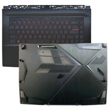 For MSI GF63 GF63VR 8RD MS-16R1 keyboard Palmrest Case Red backlit/Bottom case