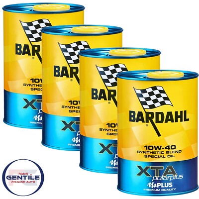 Bardahl Xta Polar Plus 10W40 Engine Oil Car Acea A3-B4 100% Synthetic 4 L