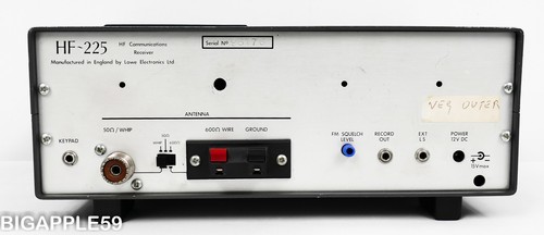 Lowe HF-225 Radio Shortwave AM SSB CW Receiver UK CLASSIC Sync Bd & Whip Pre Amp - Picture 11 of 13