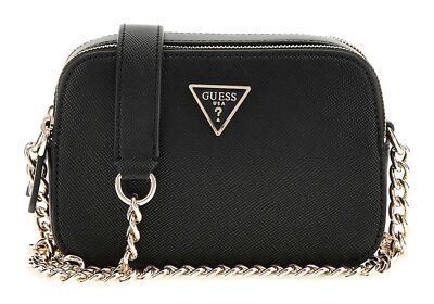 GUESS Noelle II Crossbody Camera Bag Umhängetasche Black schwarz Neu