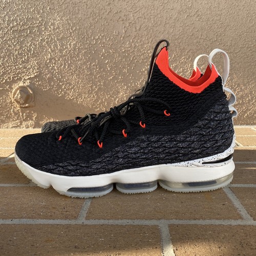 lebron 15 black bright crimson