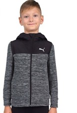 Puma Boys Youth Fleece Hoodie BLACK Select Size: XS or Small Brand New w/Tags 