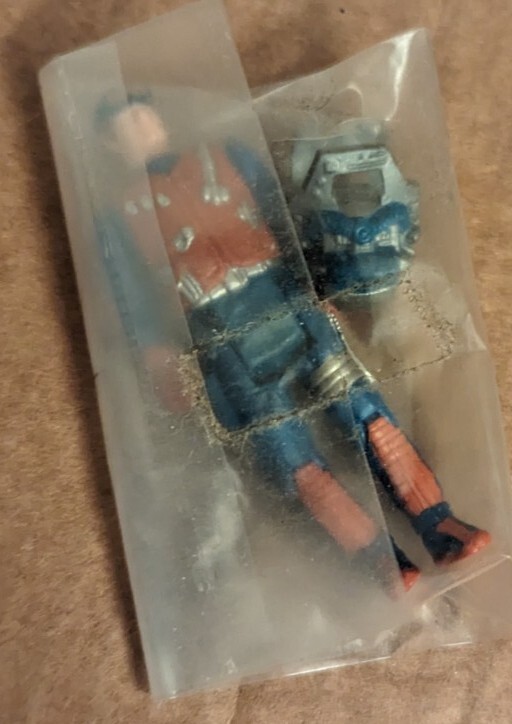 VTG 1985 M.A.S.K Dusty Hayes Gator Jeep Driver Action Figure Only Loose