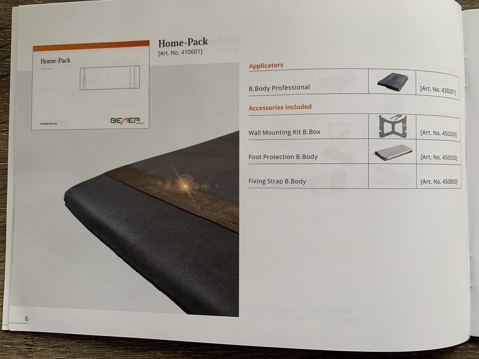 BEMER PRO PEMF Therapy Mat including all original accessories