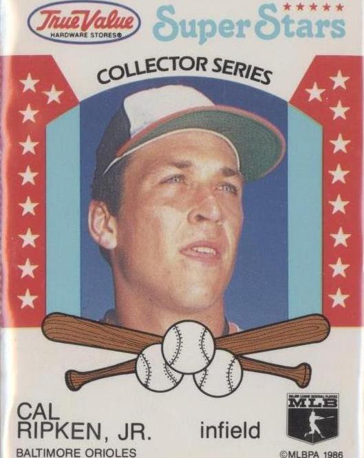 1986 True Value Hardware Super Stars - Bill Madlock Cal Ripken Kent Hrbek #22-23-24 - 1 of 1