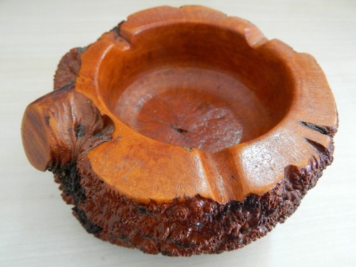 POSA CENERE IN LEGNO COLORE MARRONE SIGARETTE IDEA REGALO FUMATORI CS246B - Picture 2 of 5