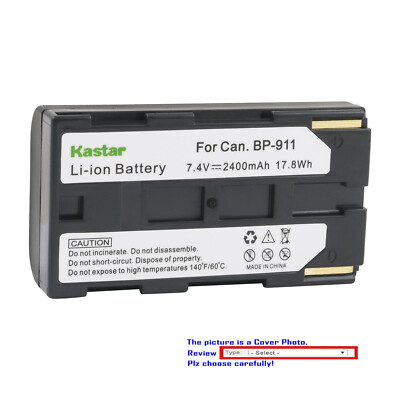 #ad #ad Kastar Replacement Battery Pack for Canon BP 911 BP911 BP 911K 911K BP 915 BP915 $22.99