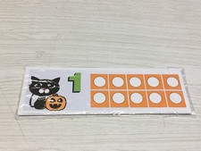 Halloween - Black Kitty Ten-Frames - Laminated Activity Set - Teaching Supplies