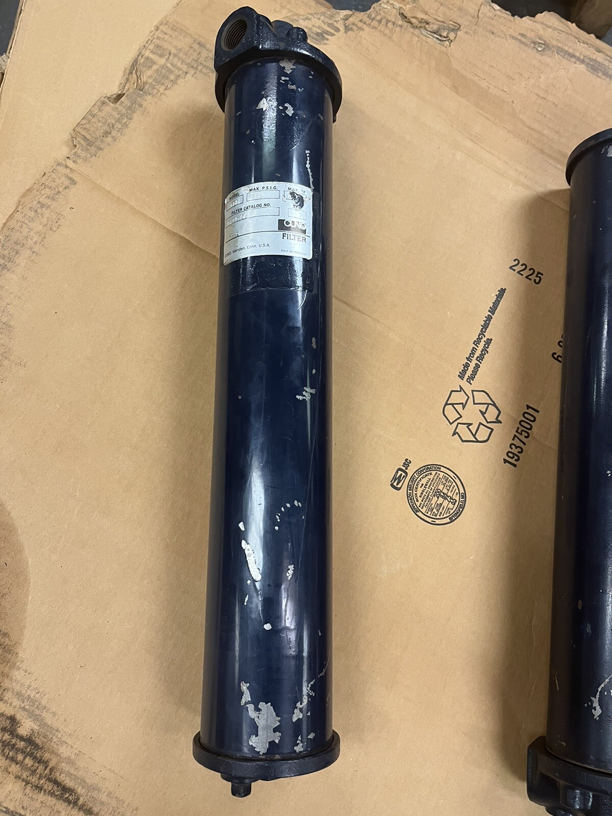 CUNO,40299-02,FILTER 1BD2 3/4" 125PSI no element