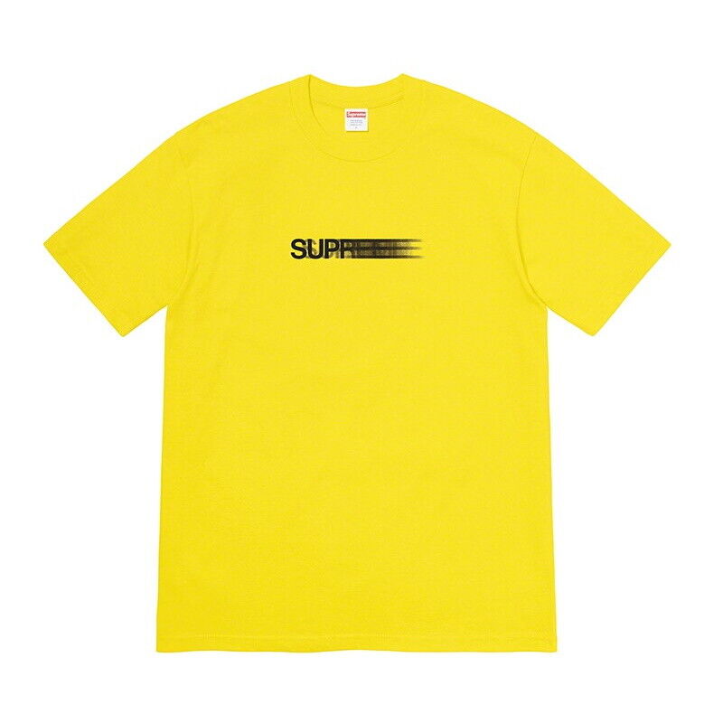 SUPREME SS20 MOTION LOGO TEE - Yellow Size M Medium (2020 SUPREME SS20 MOTION LOGO TEE - Yellow Size M Medium (2020