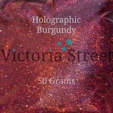 Victoria Street Glitter 50g in Holographic Art Craft Dust Fine Solvent Resistant