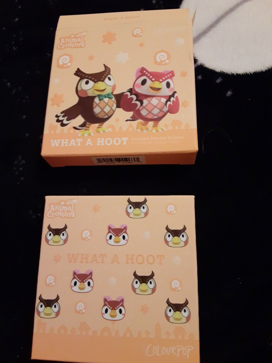 Colourpop x Animal Crossing Eyeshadow Palette What A Hoot