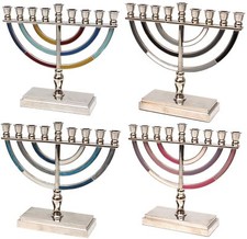Hanukkah Menorah 9 Branches 14cm Jewish Chanukah Menora Hanukiah Chanukka