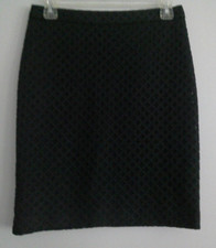 Banana Republic Navy Diamonds Lined Pencil Skirt Size 0