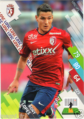 Panini Fußball Adrenalyn 2014/2015 - Rony LOPES - LOSC Lille (A1132)
