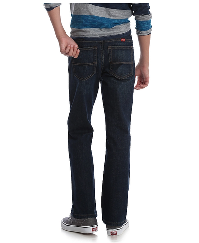 Wrangler Boys' Classic Boot Fit Adjustable Waist 4-Way Flex for Comfort Jeans - Picture 12 of 16