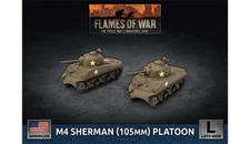 M4 Sherman (105mm) Assault Gun Platoon American Late War Flames of War NEW