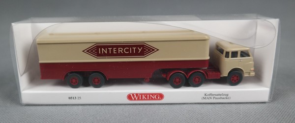 "Wiking 051325/0513 25 H0,1:87 Koffersattelzug (Man Pausbacke) \"Intercity\" Neu!"-image
