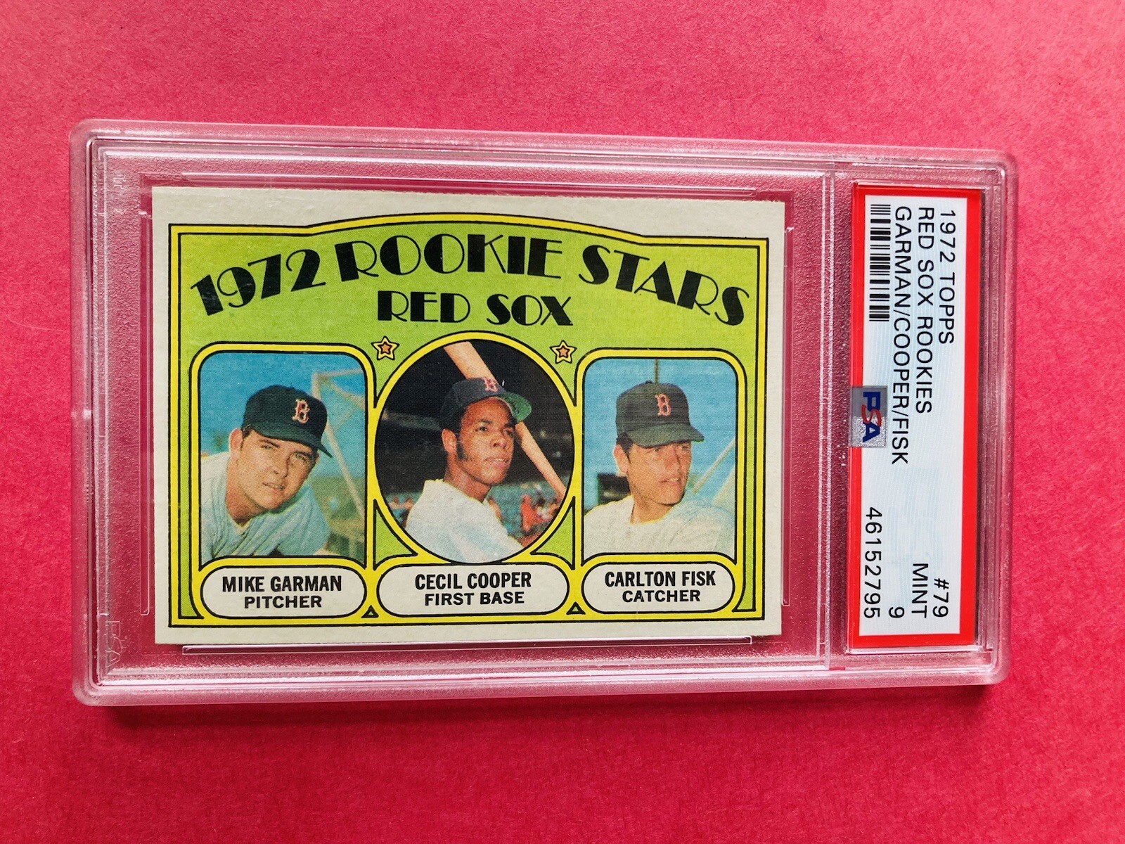 Carlton Fisk 1972 Topps #79 Rookie Stars Price Guide - Sports Card 