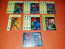 Marvel OVERPOWER Thorn PLAYER SET hero DC 14 sp Tell Me What You Know JLA