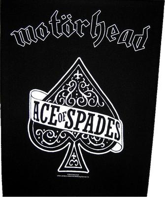 MOTÖRHEAD RÜCKENAUFNÄHER BACKPATCH # 13 ACE OF SPADES 36x29cm AUFNÄHER PATCH