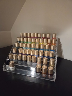 Complete professional nail technician setup.