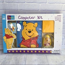 Winnie The Pooh Computer Kit Mousepad Mouse Disney Interactive -  Vintage New