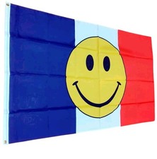 France SMILEY FACE National Flag Celebration OLYMPIC