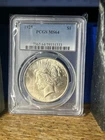 1925 Silver Peace Dollar PCGS MS64 Free shipping