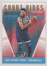 2018 Panini Donruss Court Kings Press Proof Orange 92/125 Karl-Anthony Towns uk2