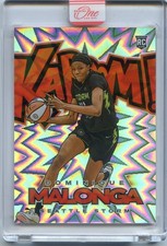 2025 Panini One and One WNBA DOMINIQUE MALONGA RC Rookie #6 Kaboom SSP STORM