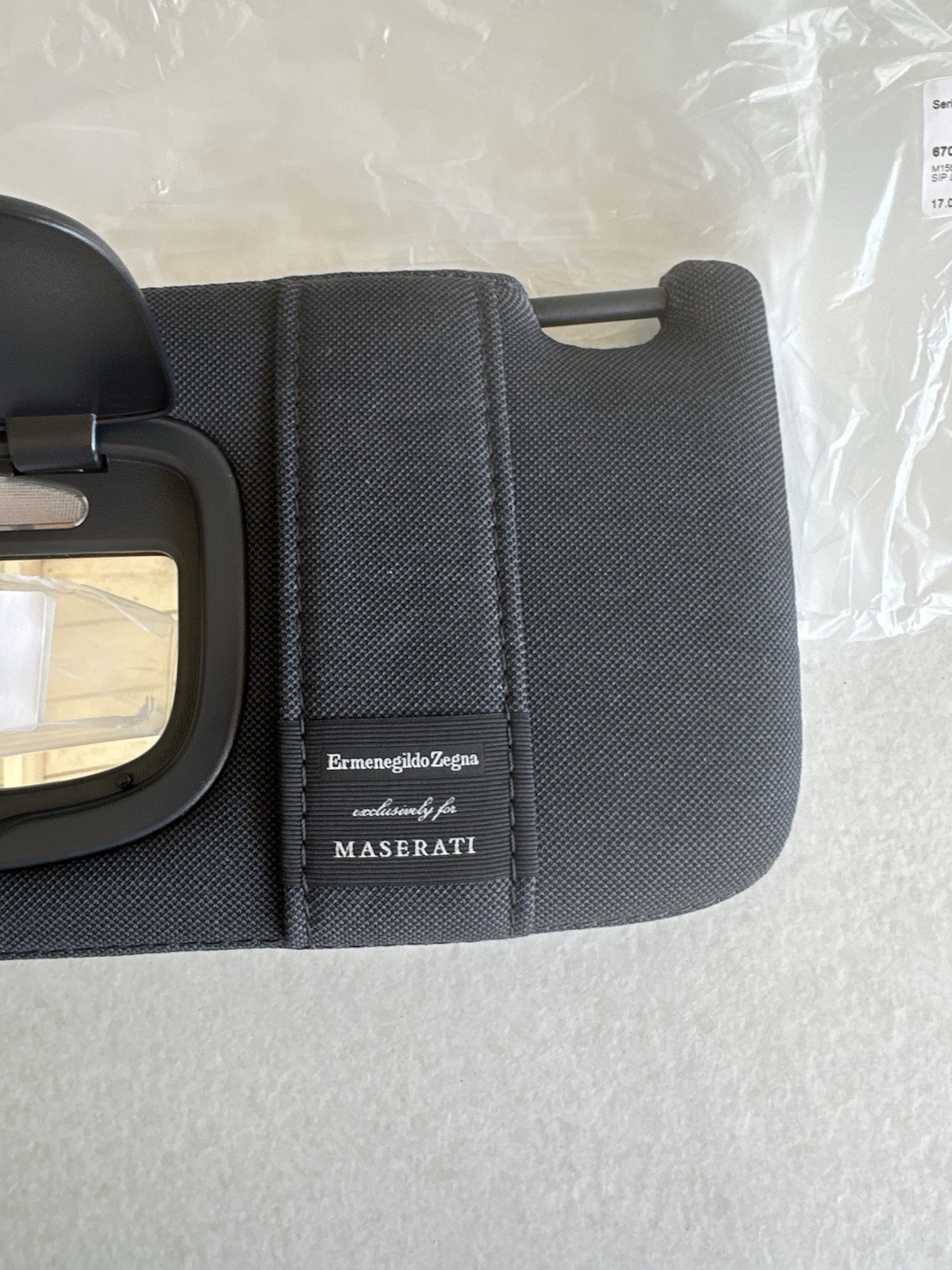 Maserati  Genuine Left hand Sunshade Zegna OEM 670200829 new