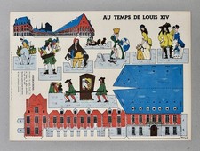 Planche à découper  : « Au Temps de Louis XIV » / Editions du Pélican Blanc