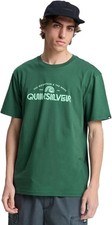 Quiksilver EV Vista T-Shirt Col Rond Manches Courtes Vert Forêt M L XL S 2XL
