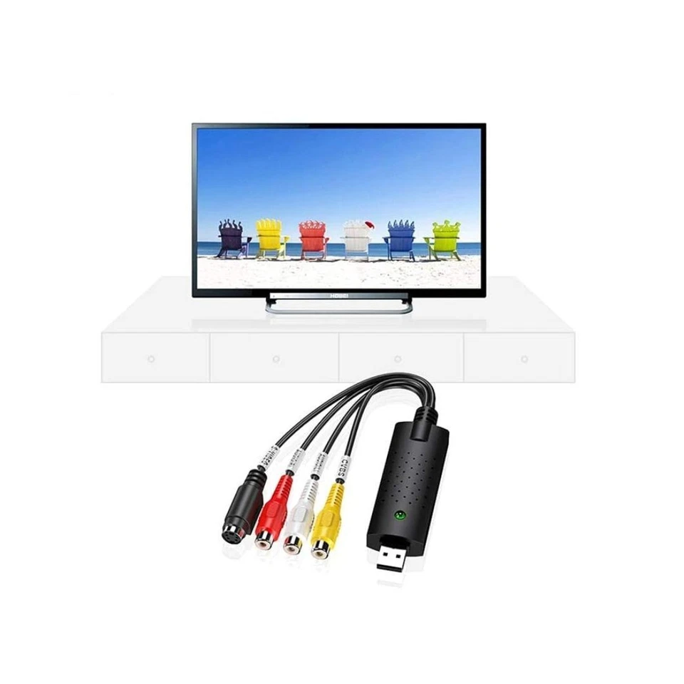 USB 2.0 VHS VCR to DVD Audio Video Converter Capture Card Digital Format - Image 4 of 4