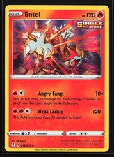 Entei 019/203 SWSH07: Evolving Skies Holo Rare Pokemon Card