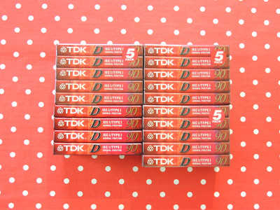 NEU OVP 19x TDK D 90 - 90 Minuten Audio Kassette - 19 Stück im Set Paket NEU OVP