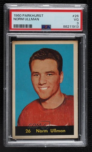 Norm Ullman #26 1960 Parkhurst card