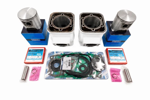 REMAN 1995-2005 Sea-Doo 717/720 OEM .5mm over STD Cylinder Top End Kit (White)