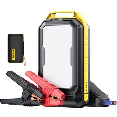 Car Battery Jump Starter 12000mAh Portable Charger Power Bank w/LED Flash Light