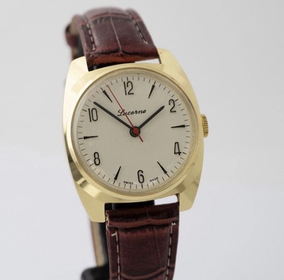 LUCERNE -  SWISS MADE - HANDAUFZUG - WATCH - ARMBANDUHR