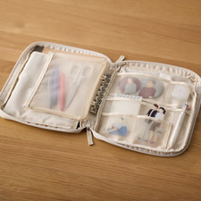 MUJI A5 Wide Collection Case Ivory Black / Selectable Pockets refills