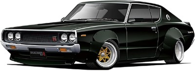 Fujimi Model 1/24 inch up series No.136 Skyline 2000 GT-R (KPGC110 type) Wo