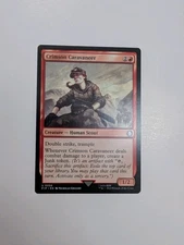 MTG - Crimson Caravaneer - Fallout (PIP) NM/M Condition