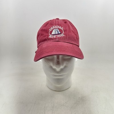Blue Nose Hat Mens OSFA Red dad cap Original Bluenose sail ship Sailboat KP